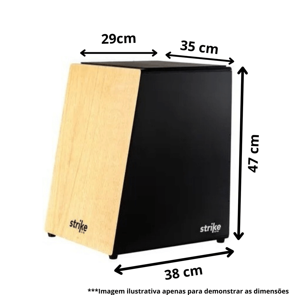 Cajon Acústico FSA Strike SK4065 Lion citron