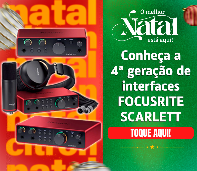 BANNER NATAL 02 - FOCUSRITE SCARLETT | MOBILE